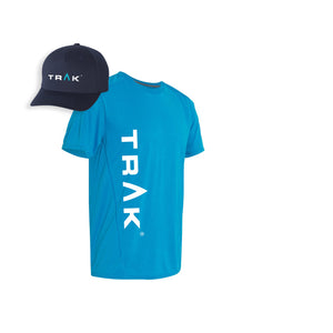 TRAK Men's T-Shirt & Hat Bundle