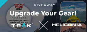 Upgrade Your Gear Sweepstakes - TRAK x Heliconia