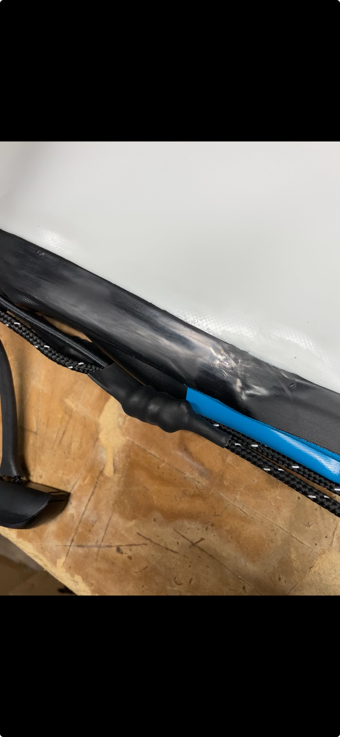 #4361 - Black w/ Blue - TRAK 2.0 Irregular with Slight Cosmetic Defects