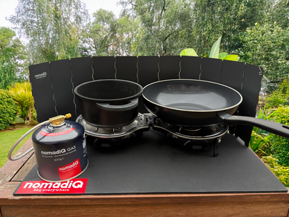 Compact Stove Windshield, by nomadiQ