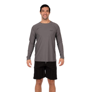 Men's Coastal Long Sleeve Lycra S / Charcoal Level Six